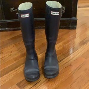 Great condition tall Hunter boots